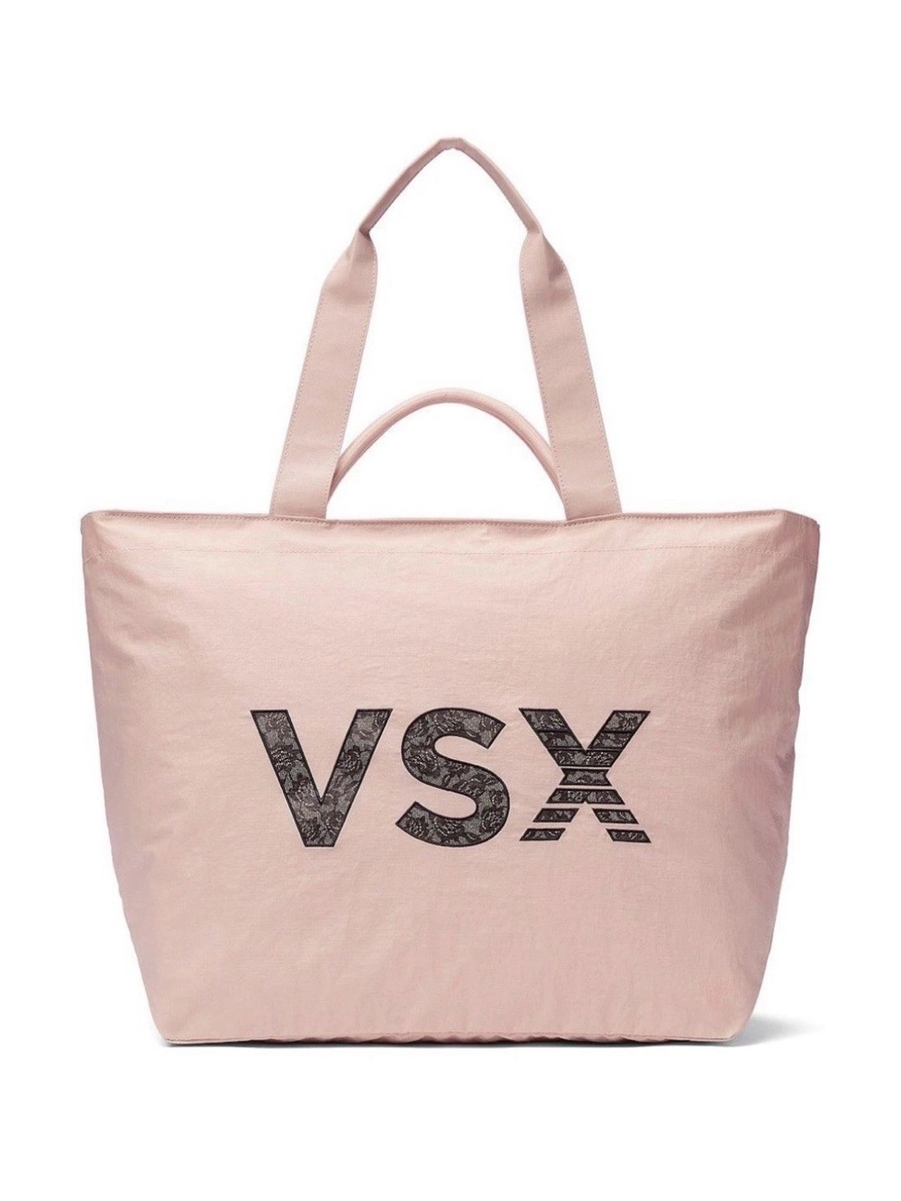 VSX Black Lace Logo Pink Victoria’s Secret Tote Bag